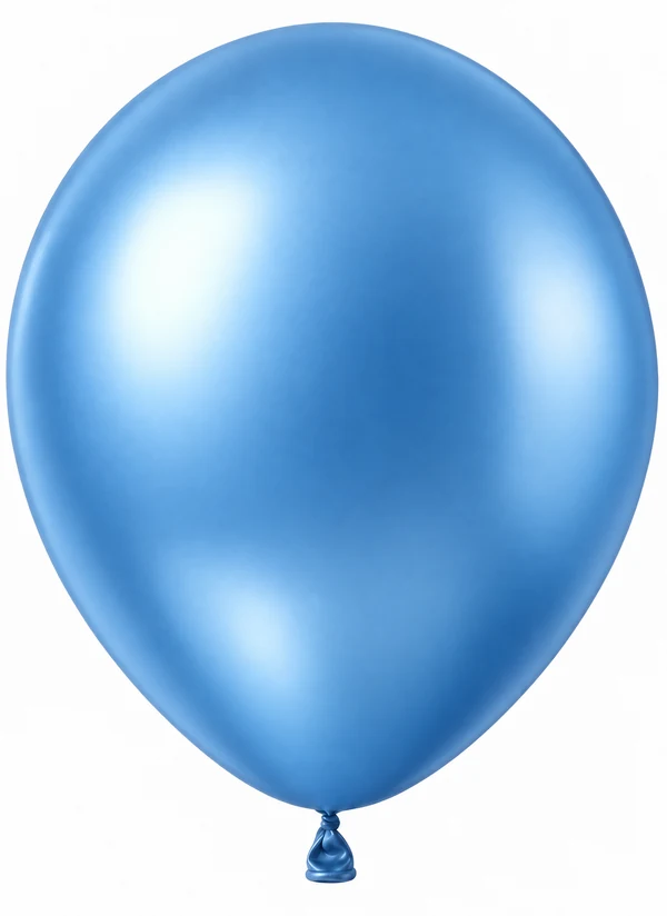 Chrome Light Blue balloon