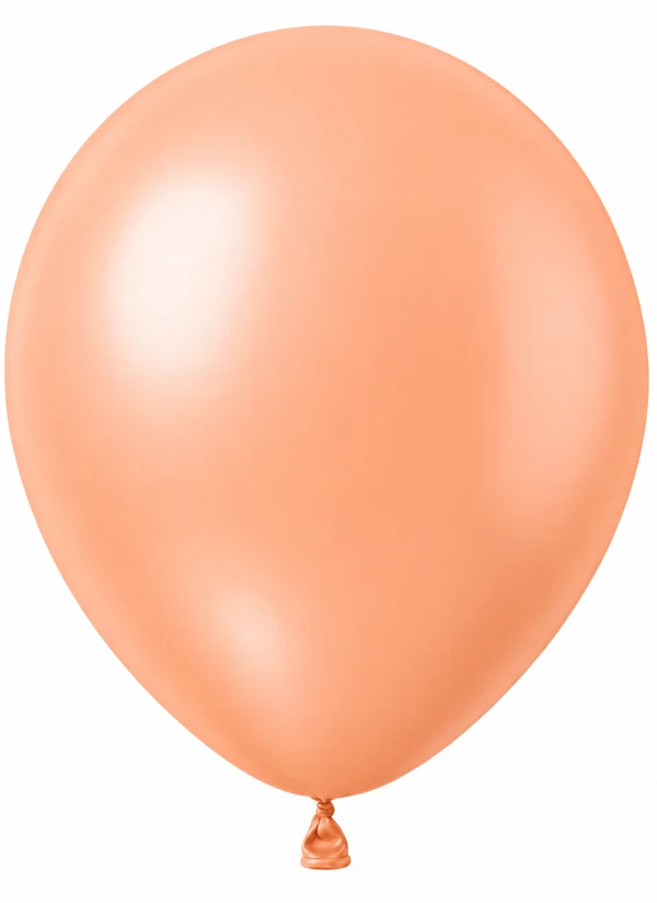 Peach balloon