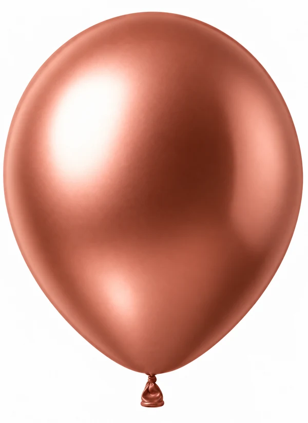 Chrome Rose Gold balloon