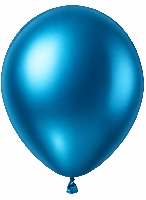 Chrome Blue balloon