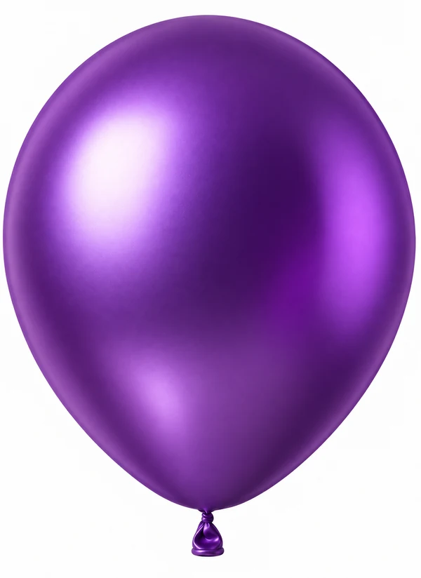 Chrome Purple balloon