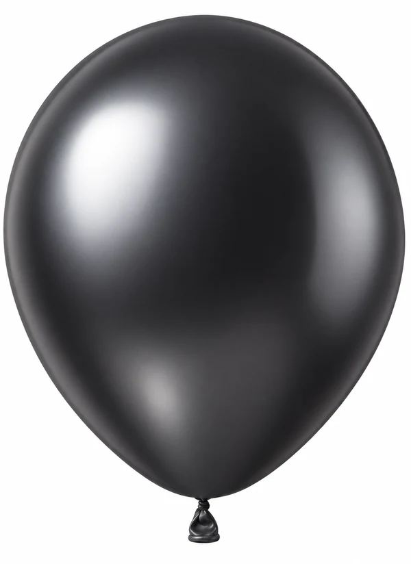 Schematische afbeelding van de Chrome Black balloon