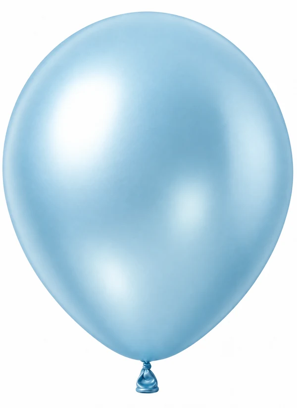 Metallic Light Blue balloon