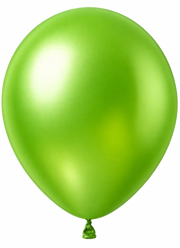 Metallic Lime Green balloon