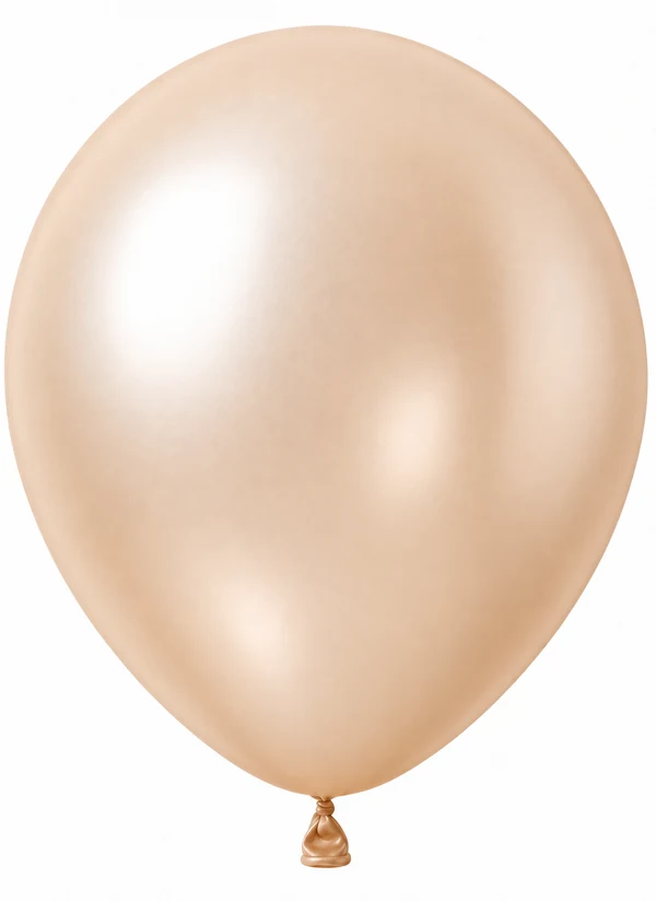 Metallic Peach balloon