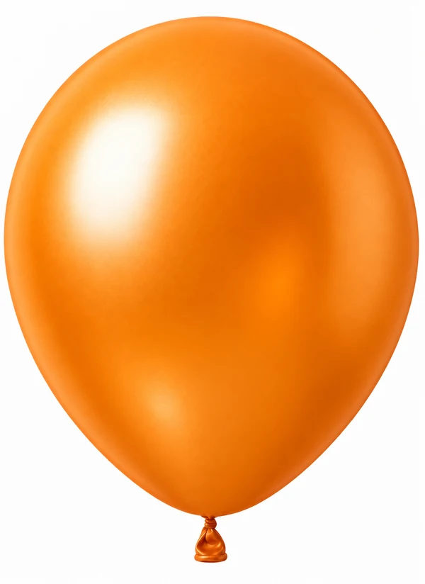 Metallic Orange balloon