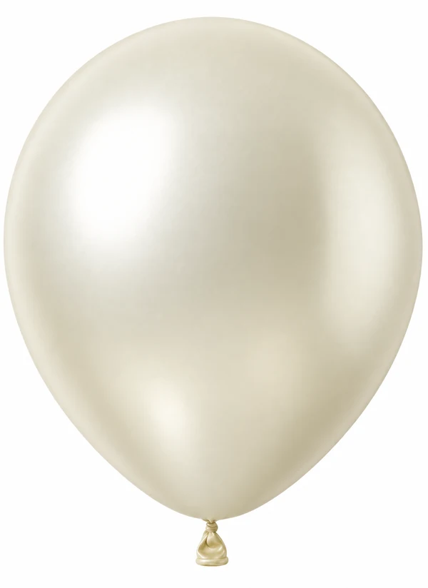Metallic Ivory balloon