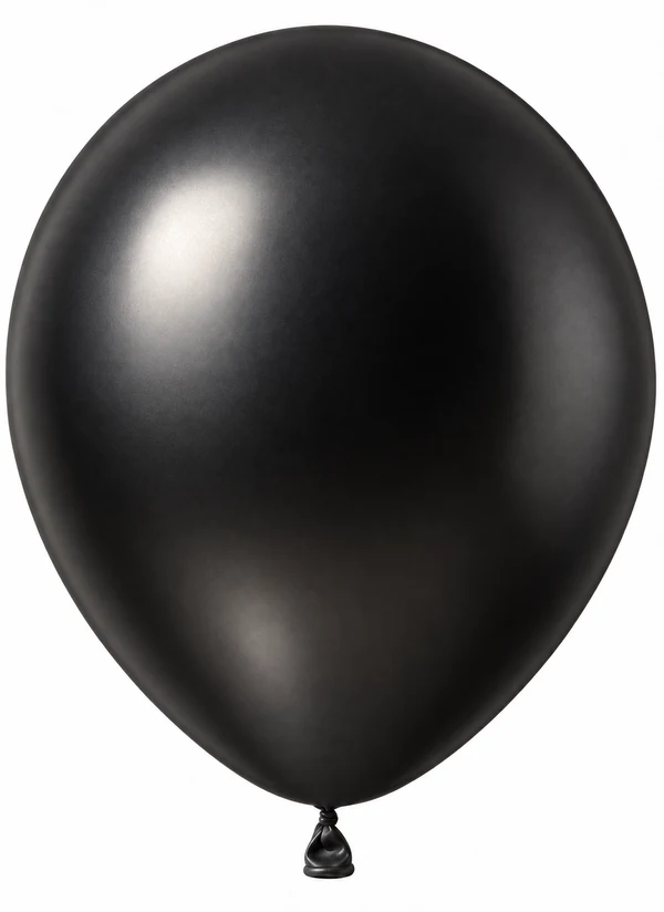 Metallic Black balloon
