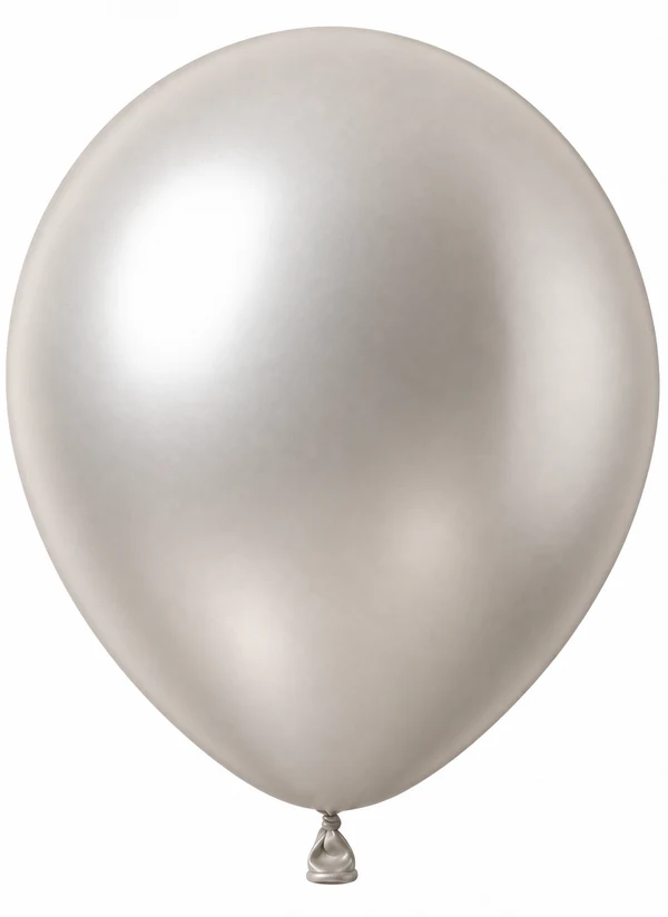Metallic Silver balloon