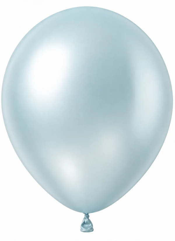 Metallic Baby Blue balloon