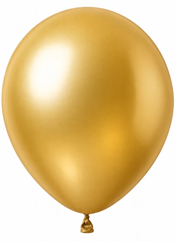 Metallic Hot Gold balloon