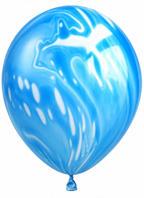 Marble Blue balloon
