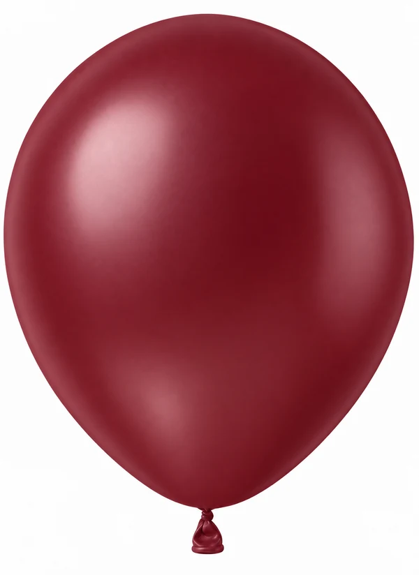 Burgundy balloon